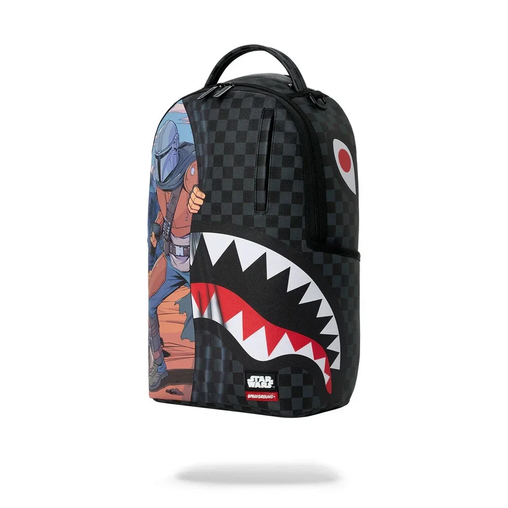 Sprayground Star Wars Mando Grogu Get To The Ship Backpack Unisex Multi SPR366